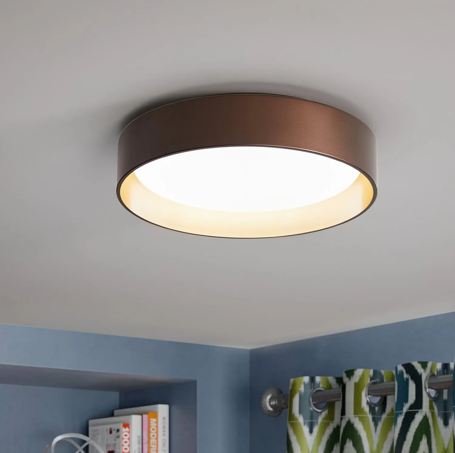 1-Light Acrylic Simple LED Flush Mount Lighting