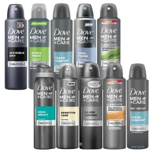 10-Pack: Dove Antiperspirant Spray Deodorant For Men