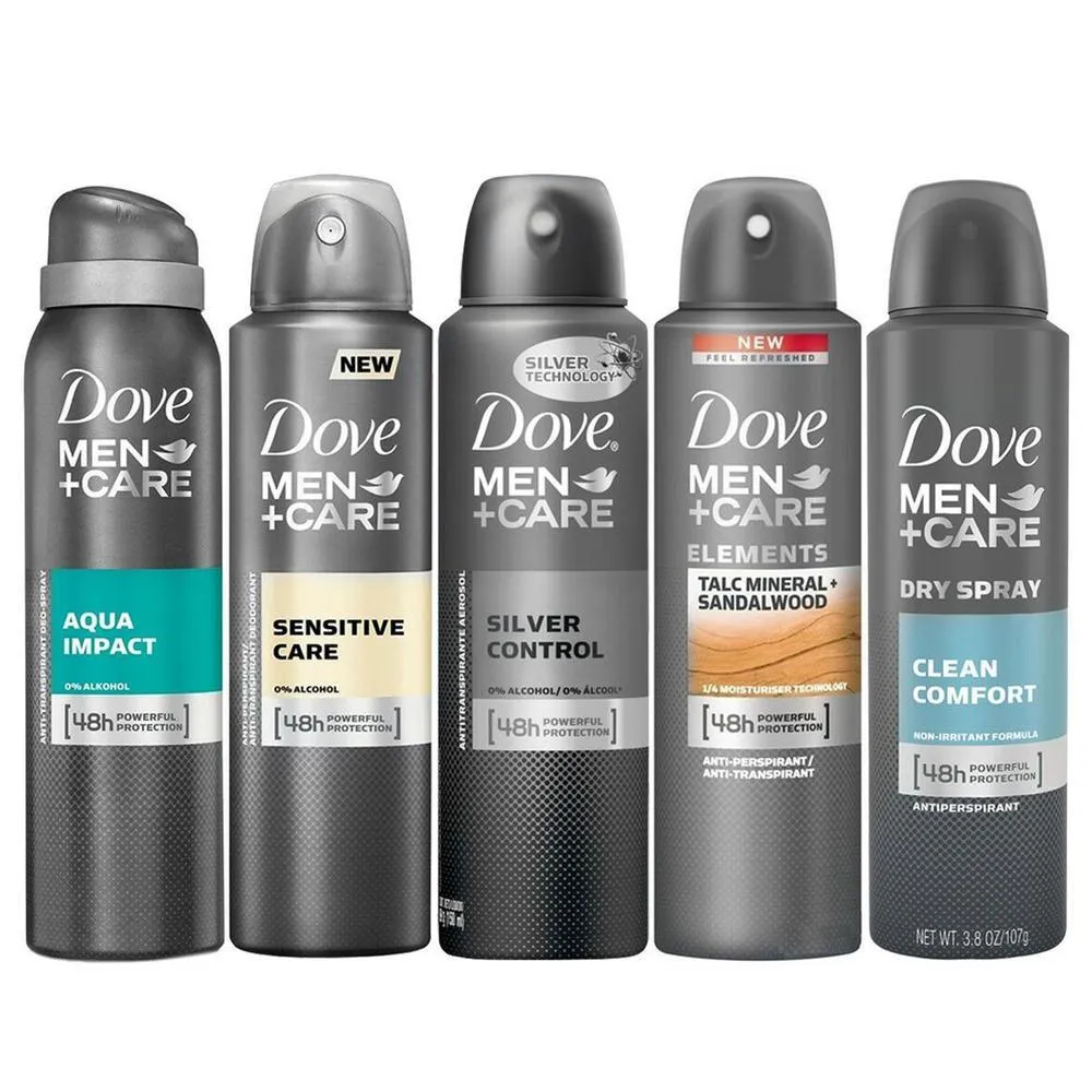 10-Pack: Dove Antiperspirant Spray Deodorant For Men