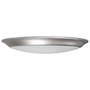 10" LED DISK LIGHT NICKEL FINISH 17W