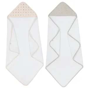 2-Pack Starburst Hooded Towels