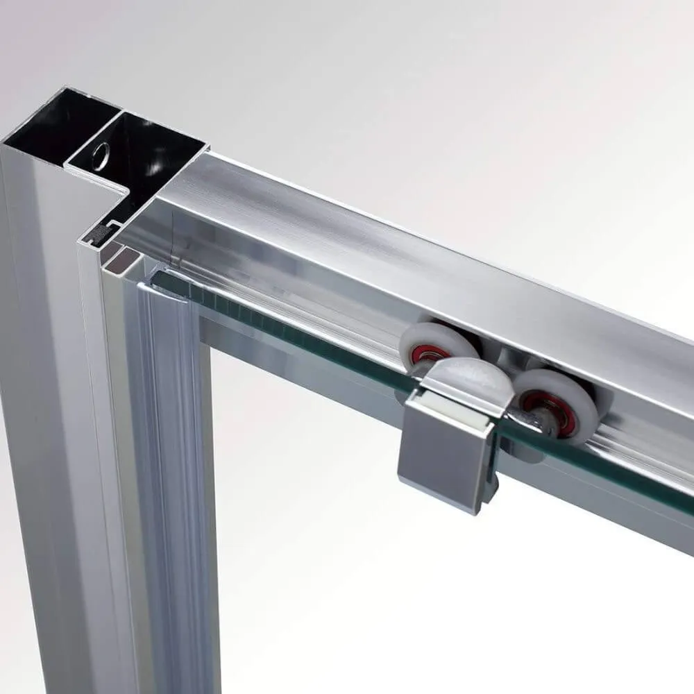 2 Panel Sliding Shower Screen Enclosure Door