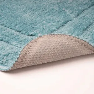 2-Piece: Bibb Home Microfiber Shag Bath Mat Set