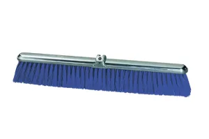 24" blue polypropylene broom - average duty (handle sold separately) pack of 12