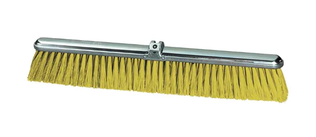 24" yellow polypropylene broom - average duty (handle sold separately) pack of 12