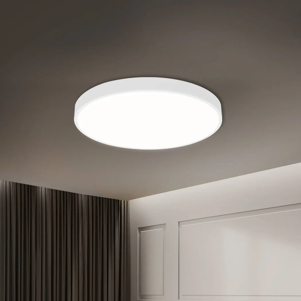 3-Colour Ultra-Thin 5cm Led Ceiling Light Modern Surface Mount 108W - White