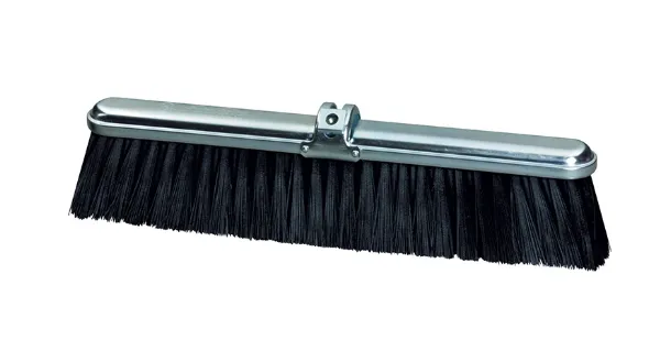 30" black polypropylene broom - average duty (handle sold separately) pack of 6