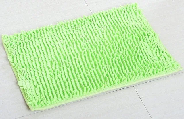 40*60CM Super Soft Bath Mat Microfiber Shag Bathroom Rugs Non Slip Absorbent Fast Drying Bathroom Carpet Shower Rug