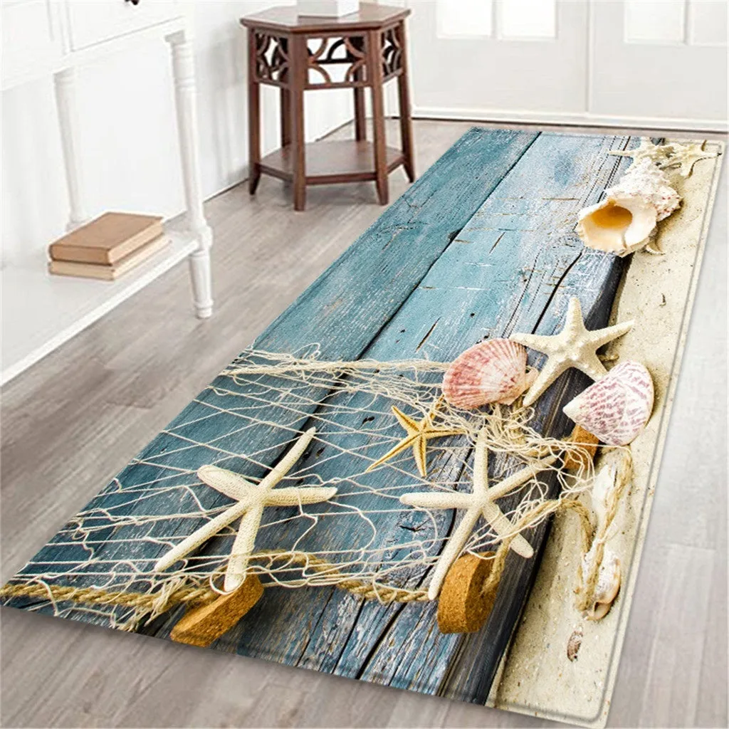 60X180 CM Carpet Hallway Doormat Anti - Slip Carpet Absorb Water Kitchen Mat,Tapis antidérapant de cuisine d'absorption de tapis de tapis de couloir de tapis de 60X180 cm