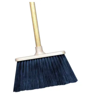 9" Broom, Average-Duty Polypropylene, Plastic Back, Black - pack of 12