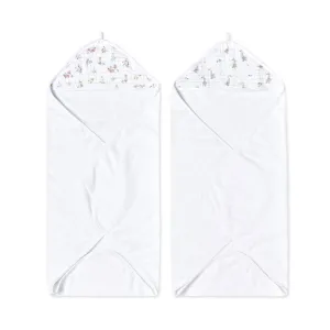 aden   anais Essentials Hooded Towel - 2 Pack - Country Floral