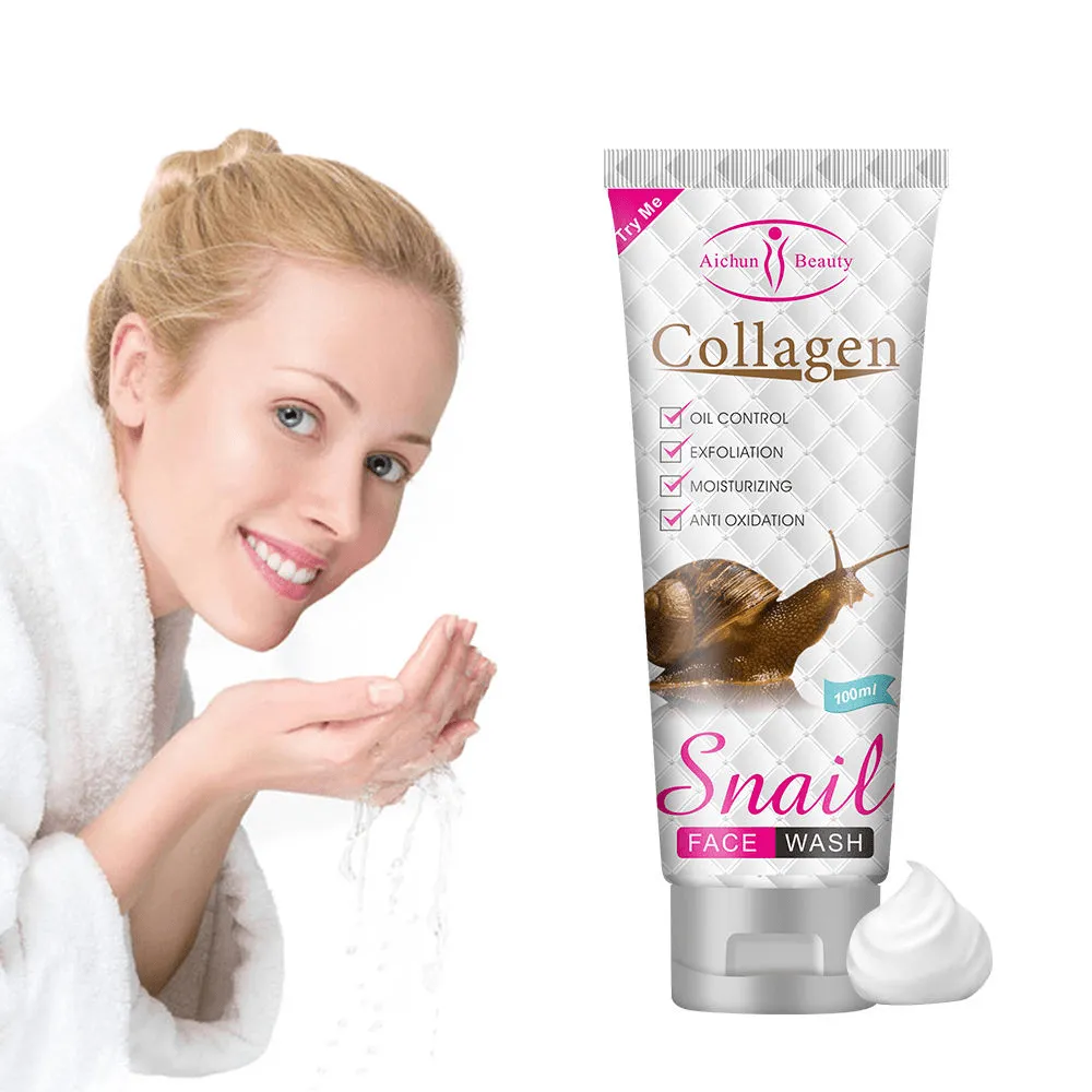 Aichun Beauty Collagen Snail Face Wash - 100ml