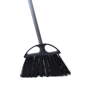 Angle Broom - 13" Extra Wide with 48" Metal Handle, 4012