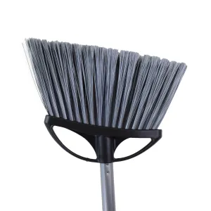 Angle Broom - Globe 12" Large with 48" Metal Handle, 4011