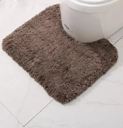 Anti-skid Bath  And Toilet Rugs Mat Set