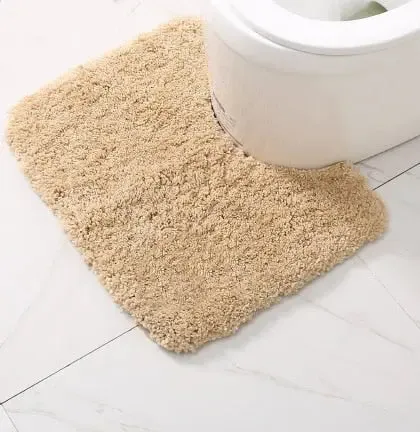 Anti-skid Bath  And Toilet Rugs Mat Set