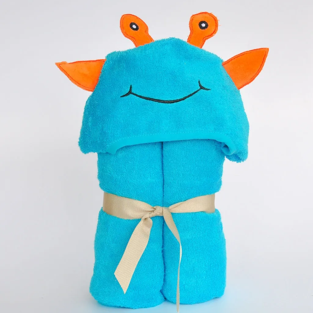 Bamboo rayon Alien Hooded Turkish Towel:Baby