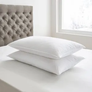 Bedeck of Belfast "Microfiber" Filled Pillows - Twin Pack 48x74cm