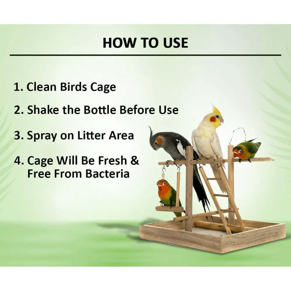 Boltz Antibacterial Litter Spray for Birds