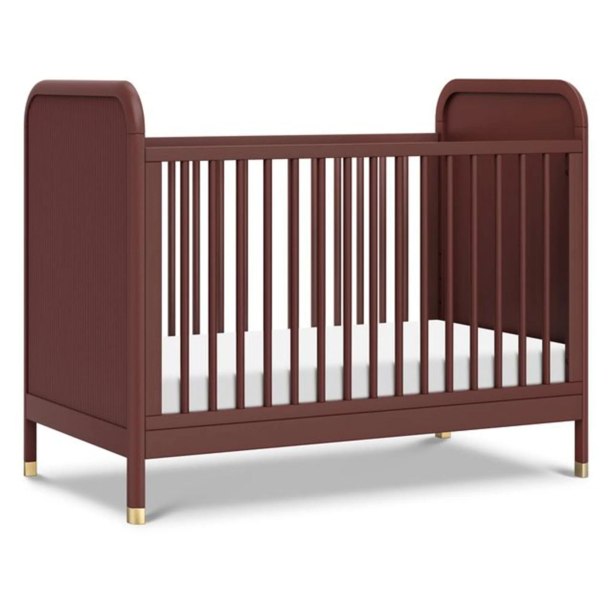 Brimsley Tambour 3-in-1 Convertible Crib | Crimson