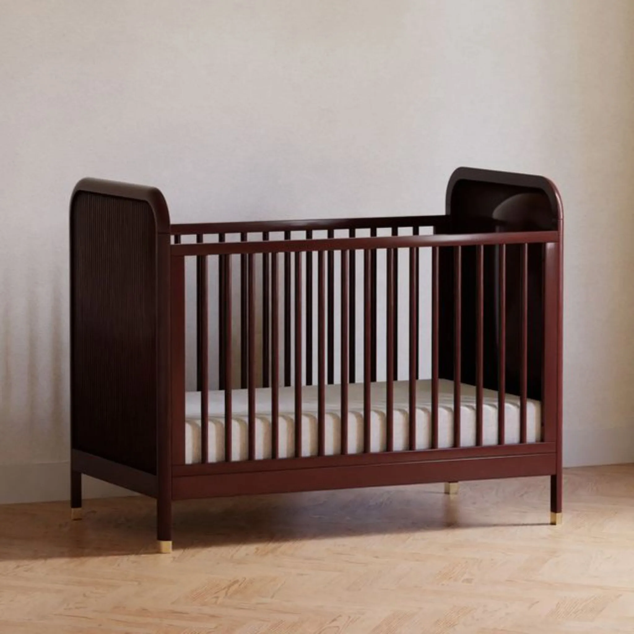 Brimsley Tambour 3-in-1 Convertible Crib | Crimson