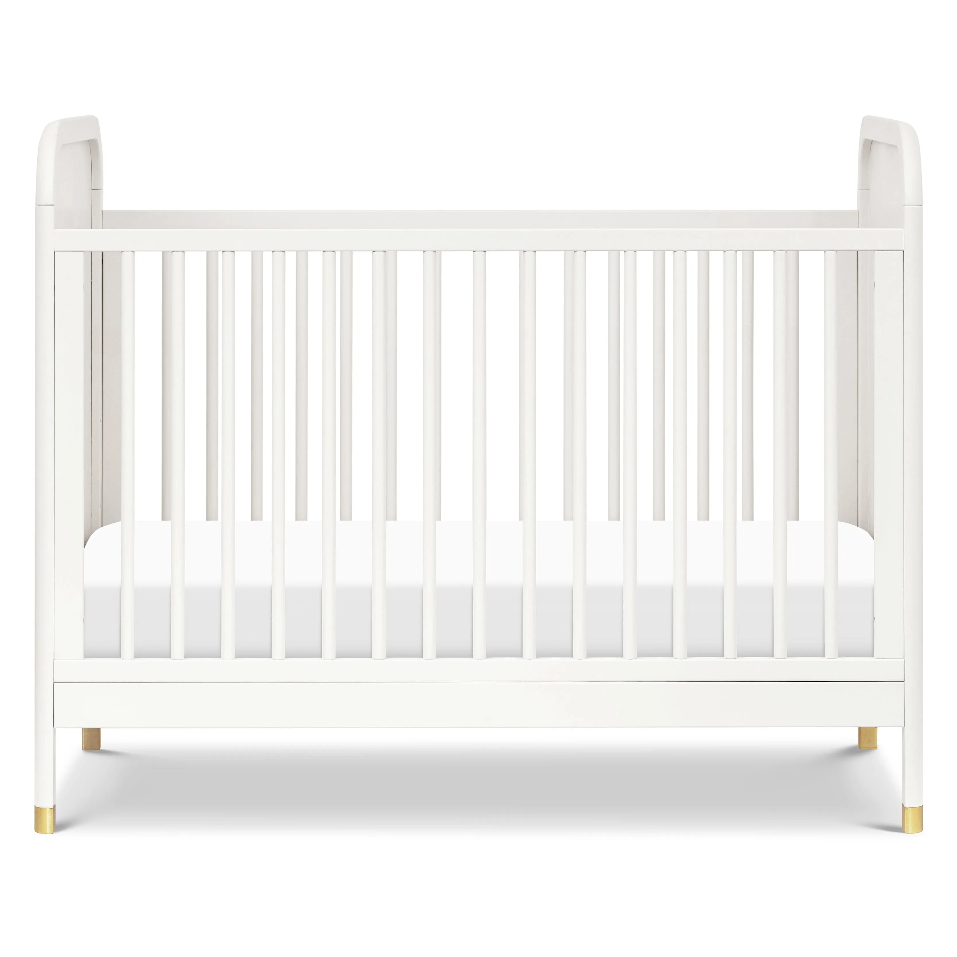 Brimsley Tambour 3-in-1 Convertible Crib | Warm White