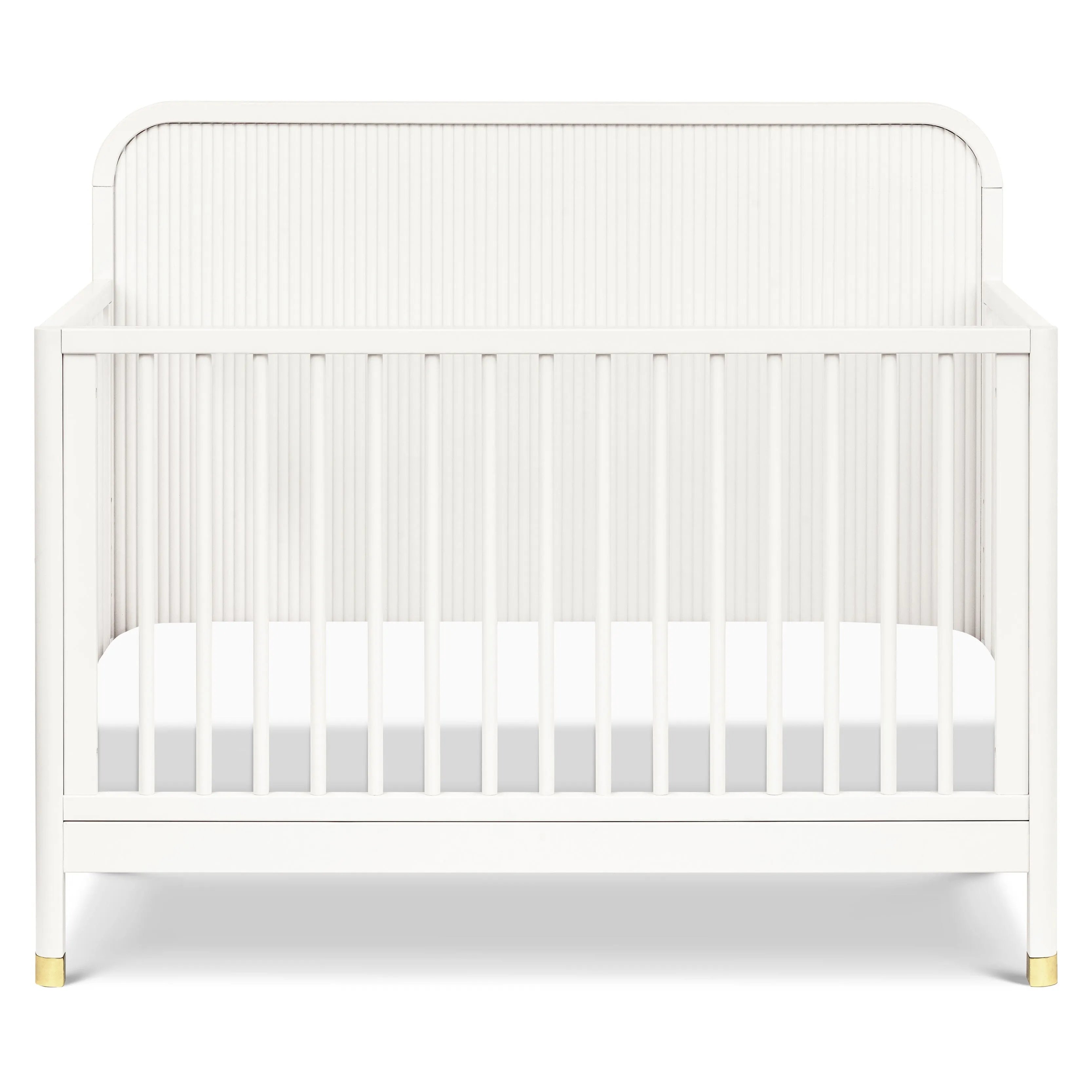 Brimsley Tambour 4-in-1 Convertible Crib | Warm White