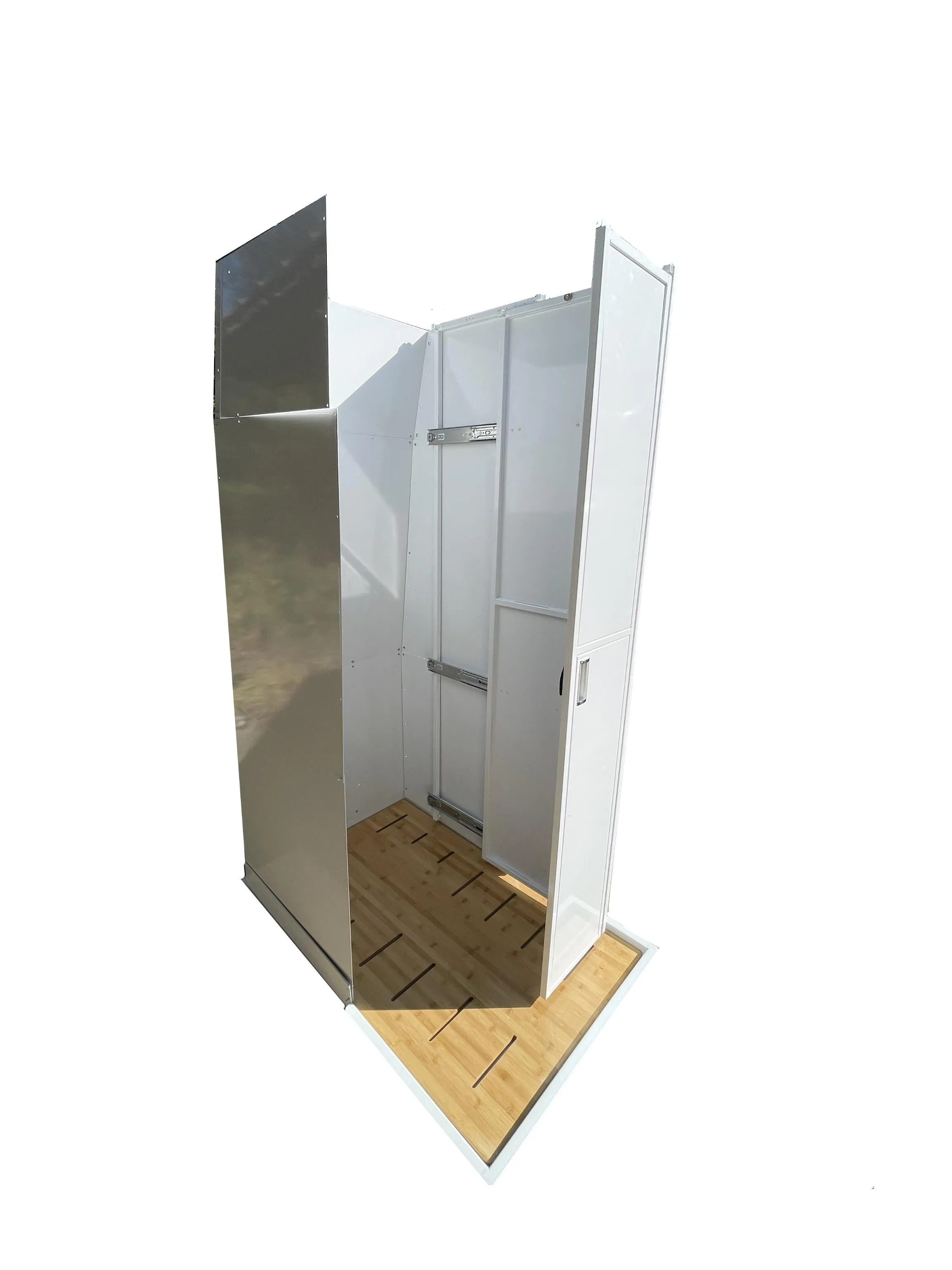 Collapsing Aluminum Shower Room for Sprinter Vans