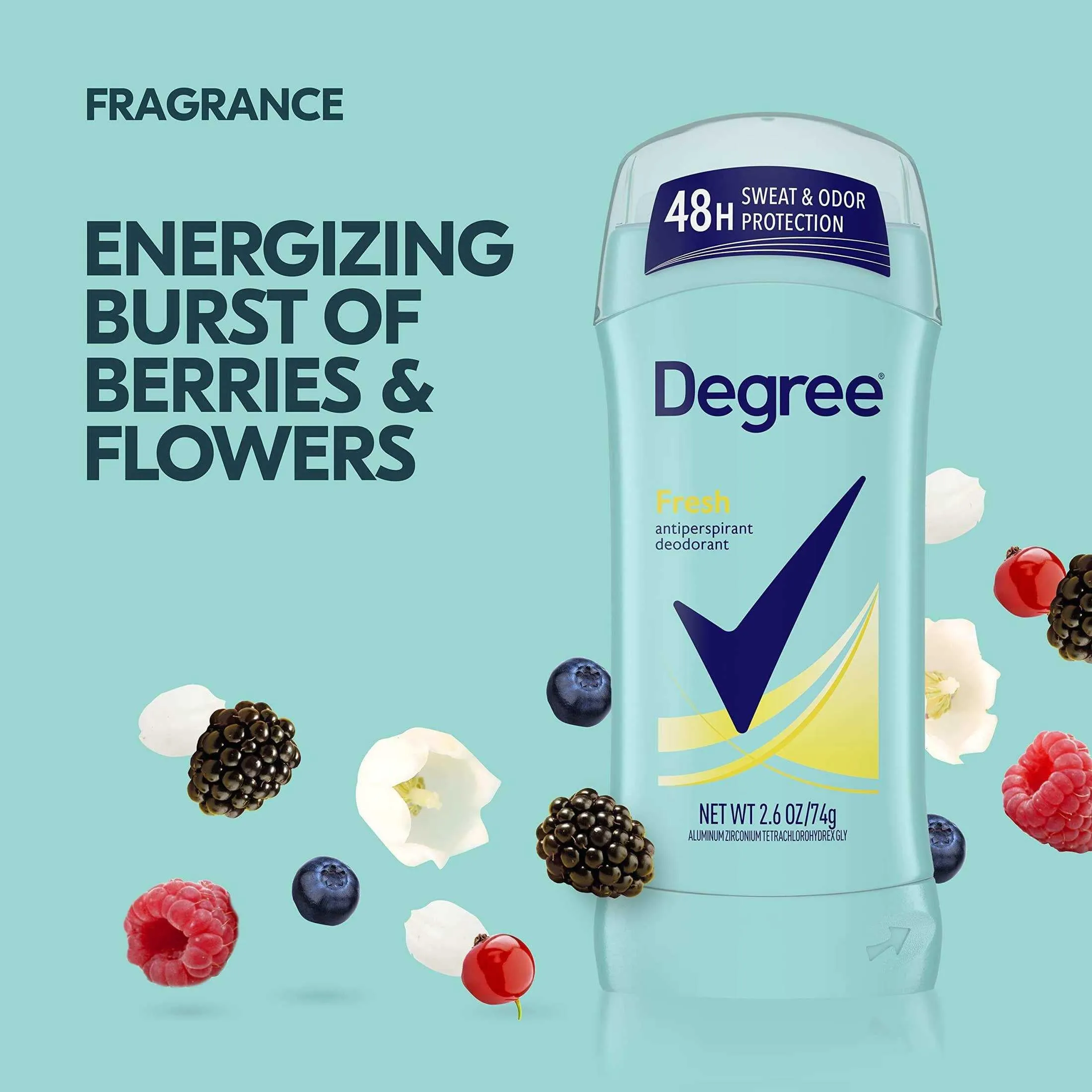 Degree Fresh Antiperspirant Deodorant Stick - Women