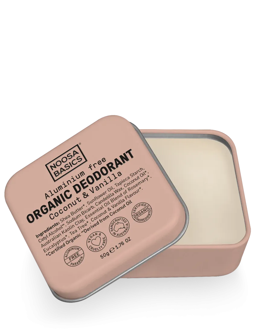 Deodorant Paste Organic by Noosa Basics- COCONUT VANILLA