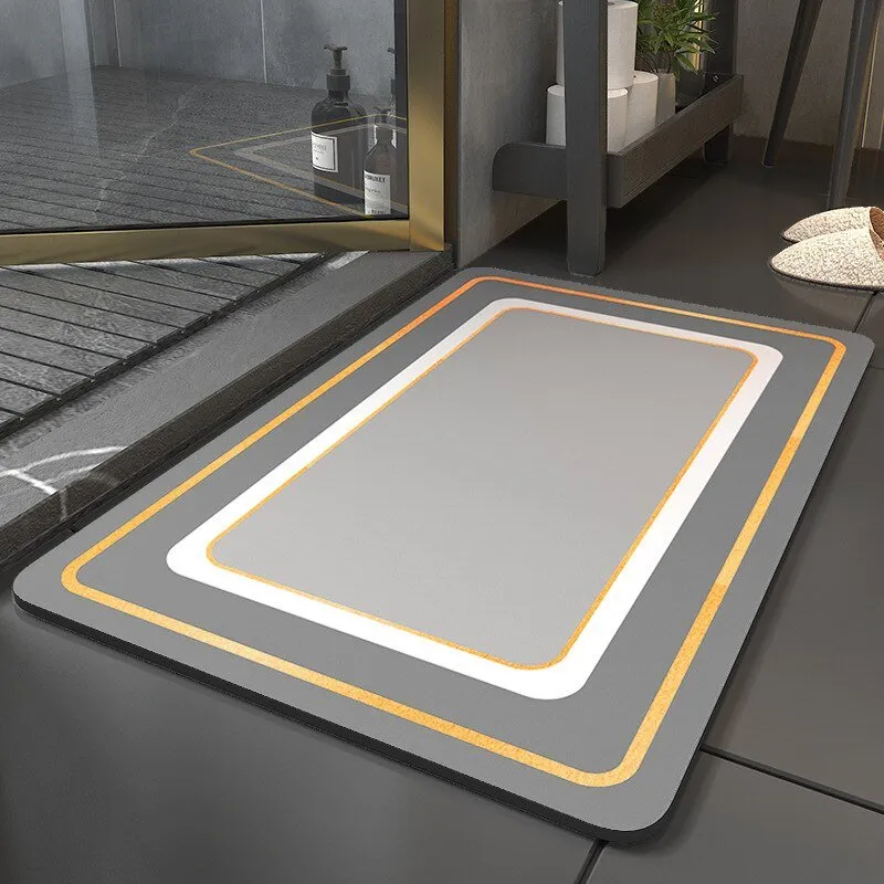 Diatomite Absorbent Non-slip Bath Mat