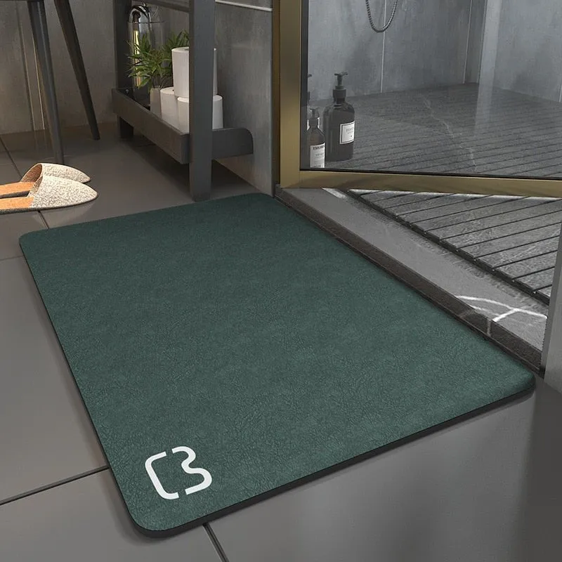 Diatomite Absorbent Non-slip Bath Mat