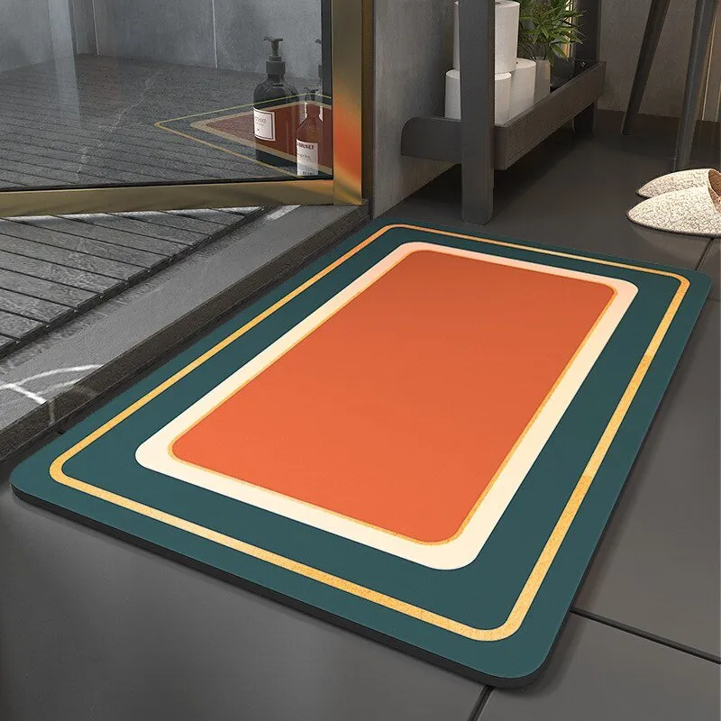 Diatomite Absorbent Non-slip Bath Mat