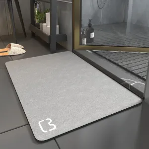 Diatomite Absorbent Non-slip Bath Mat