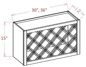 DS-WR3615 Horizon White RTA Wine Rack