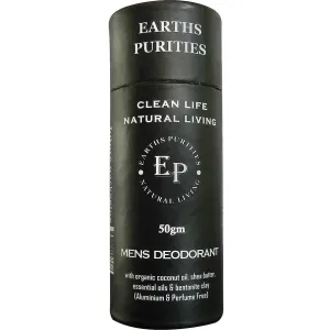 Earths Purities Mens Push Up Deodorant 50g