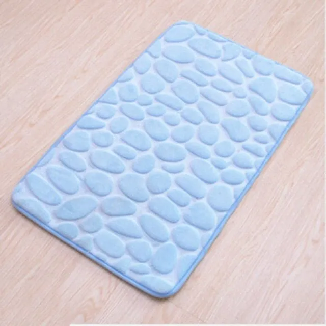 Embossed Cobblestone Bathroom Bath Mat