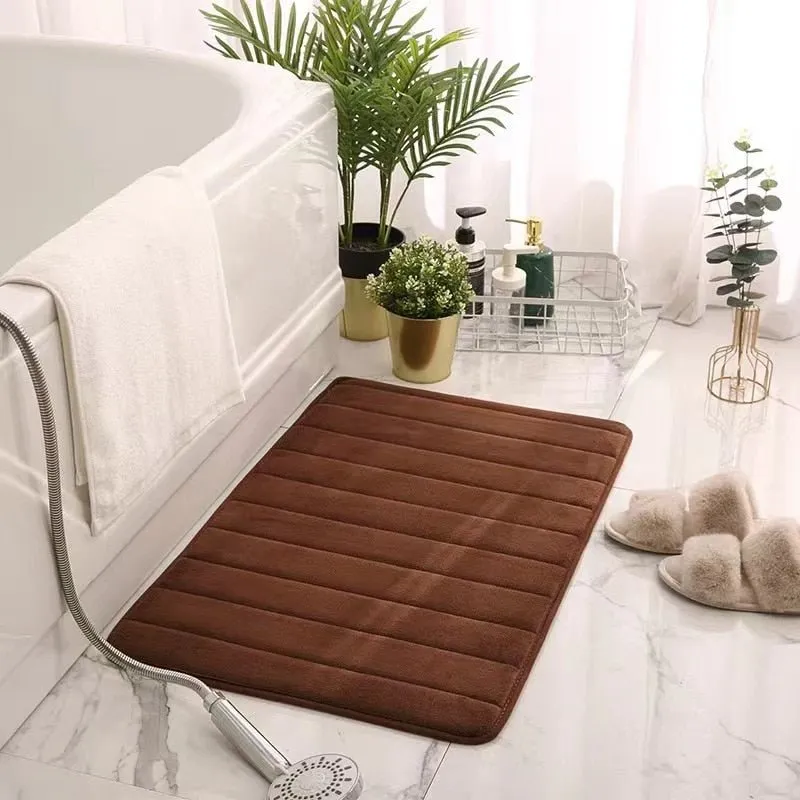 Embossed Cobblestone Bathroom Bath Mat