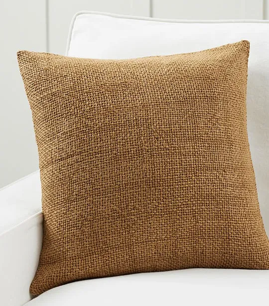 Faye Linen Textured Pillow Cover