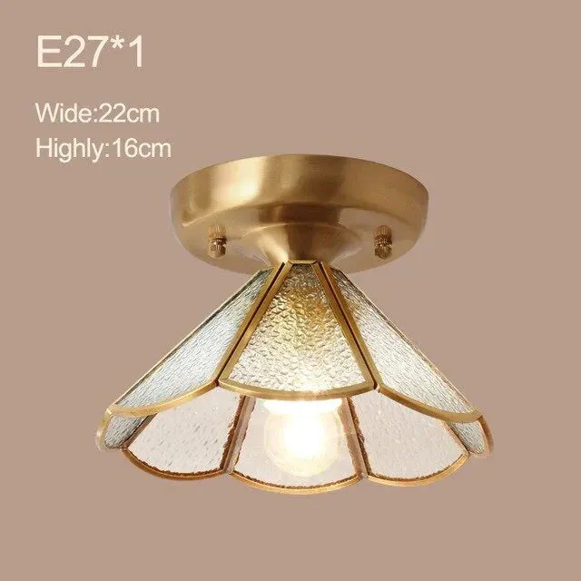 Glass Copper Plafonnier Led Ceiling Light Living Room Lights Lampy Sufitowe Ceiling Lamp Lustre Lamparas De Techo Plafondlamp