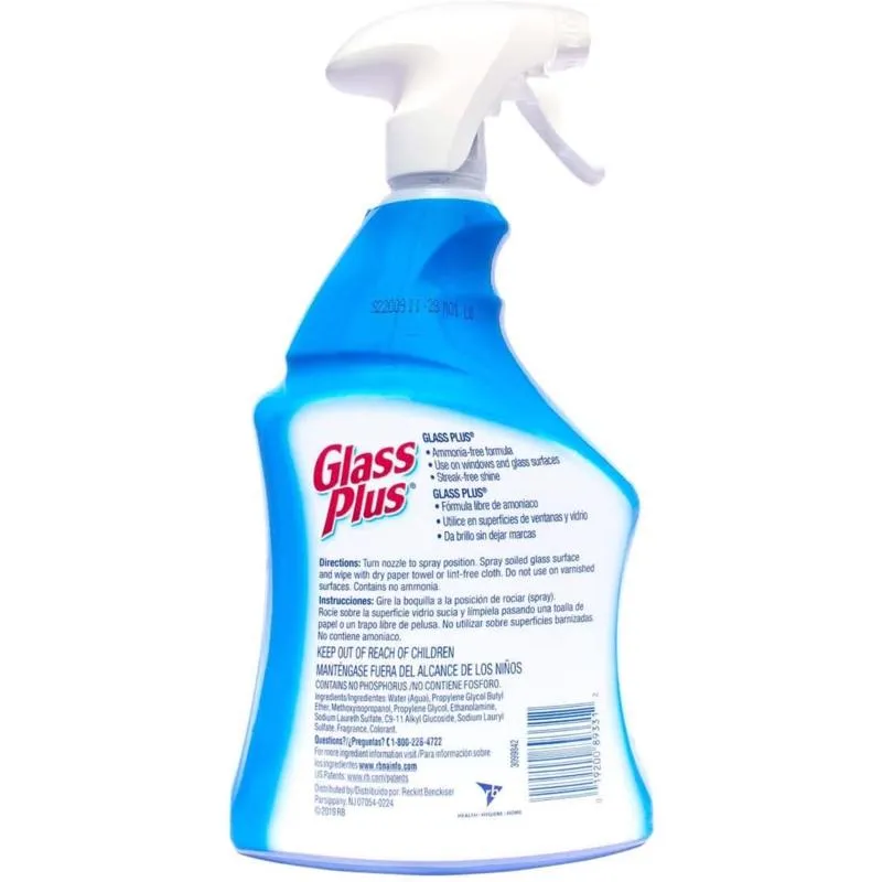 Glass Plus Spring Waterfall Scent Glass Cleaner 32 oz Liquid