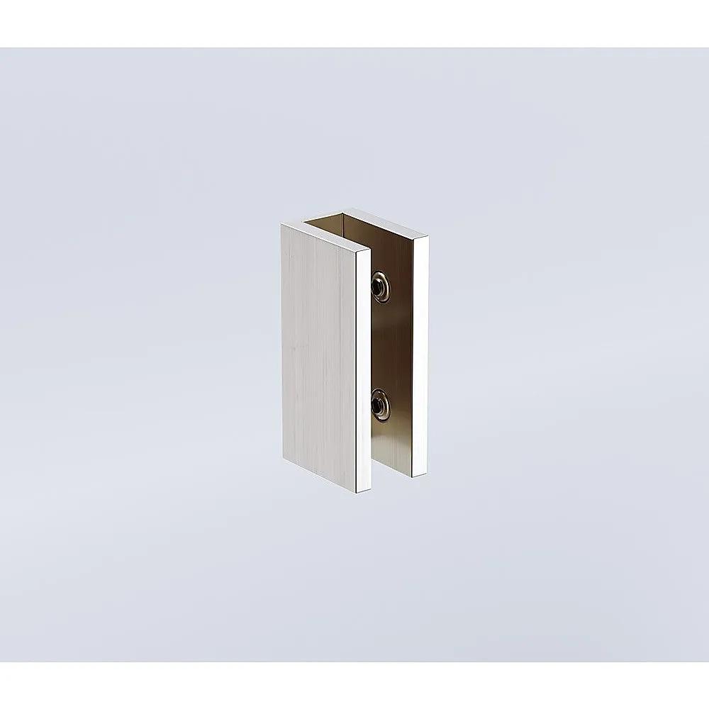 Glass-to-wall/floor Shower Screen U-bracket in Nickel