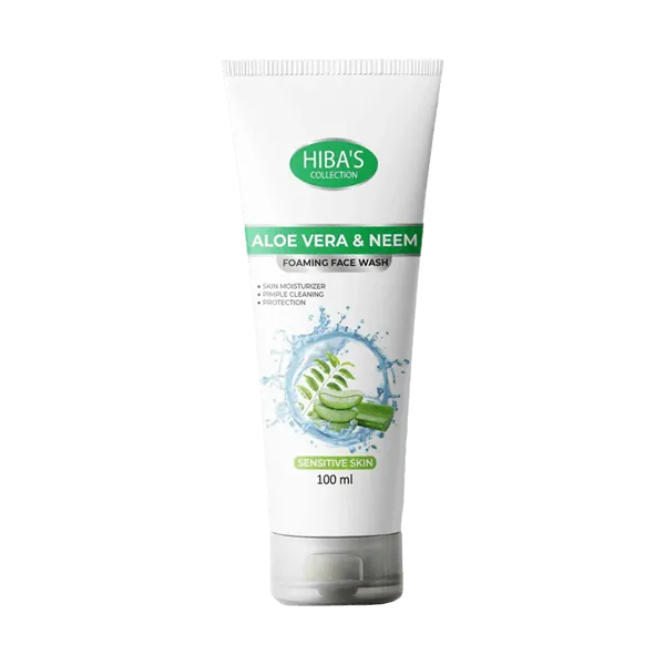 Hibas Aloe Vera And Neem Foaming Face Wash 100ml