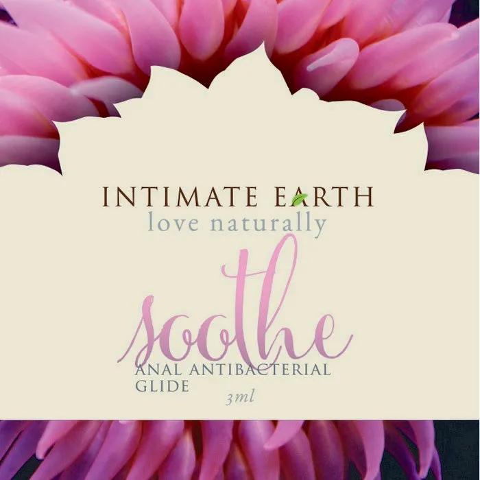 Intimate Earth Soothe Anal Anti Bacterial Glide Foil Pack