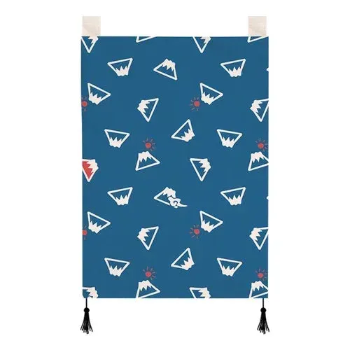 Japanese Style Small Hanging Curtain Kitchen Doorway Flag Curtain Izakaya Hanging Household Partition Curtain