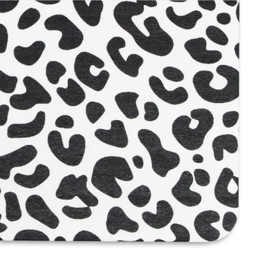 Leopard Print Bathmat - Cheetah Print Bath Mat - Cheetah Shower Mats - Cheetah Bathroom - White Stone Non Slip Bath Mat - Animal Print Mat