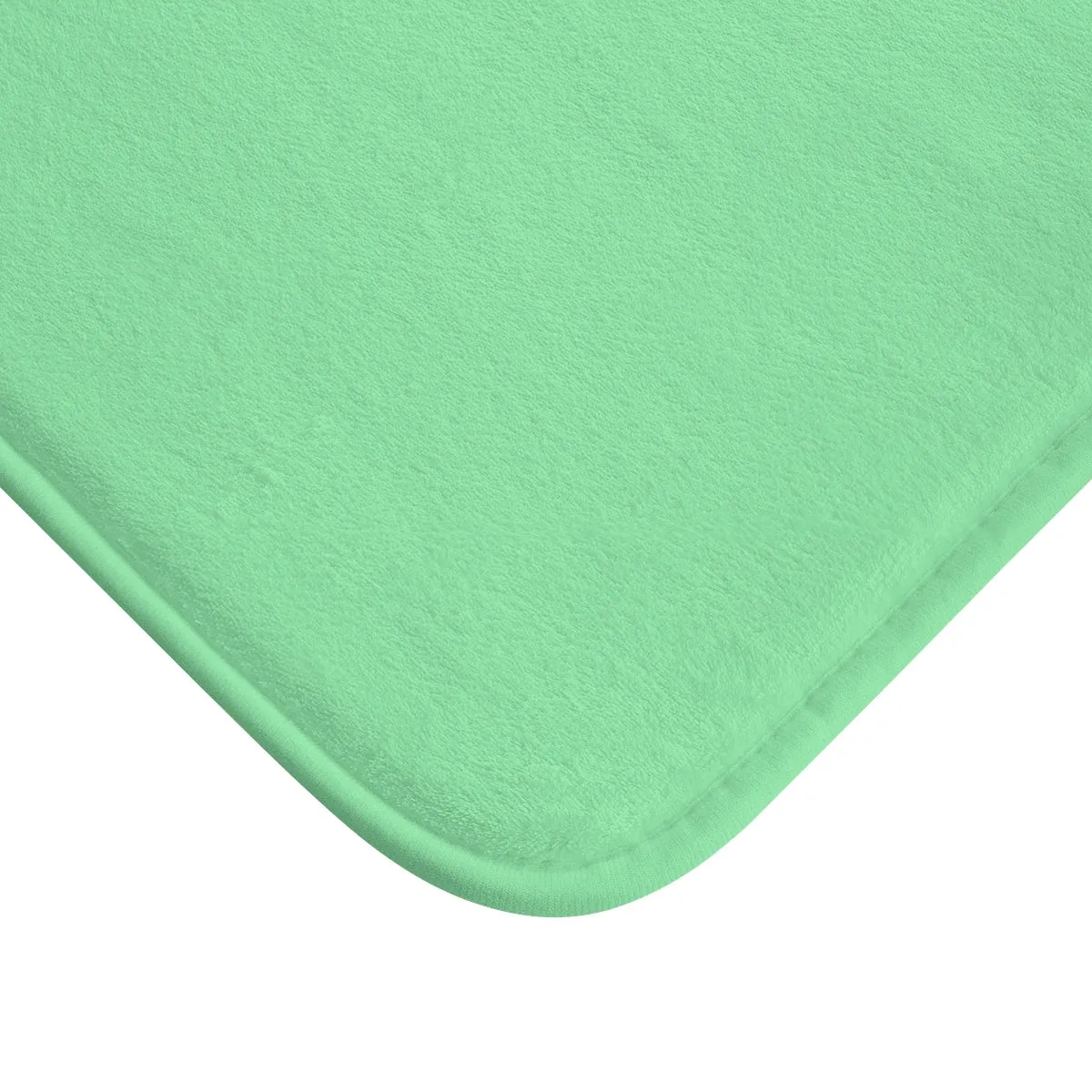 Light Green Bath Mat, "Do Something Green Today", Inspirational Bath Mat- Printed in USA