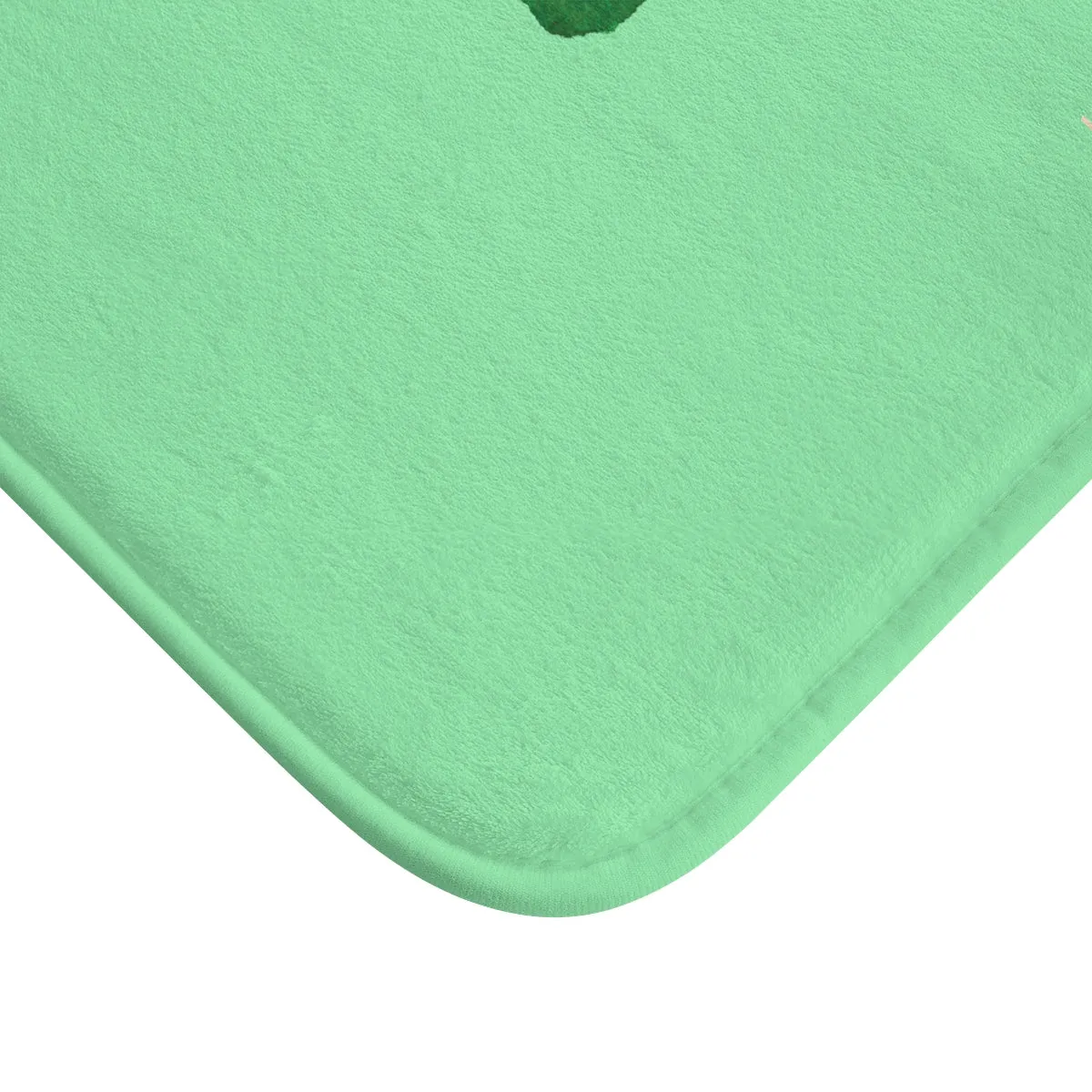 Light Green Bath Mat, "Do Something Green Today", Inspirational Bath Mat- Printed in USA