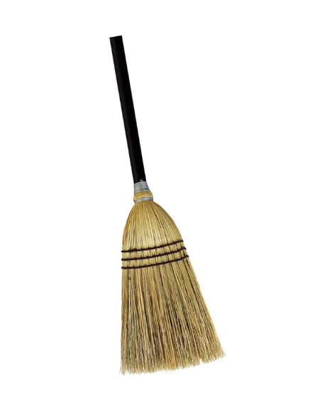 Lobby broom with 100% corn fiber - pack of 12