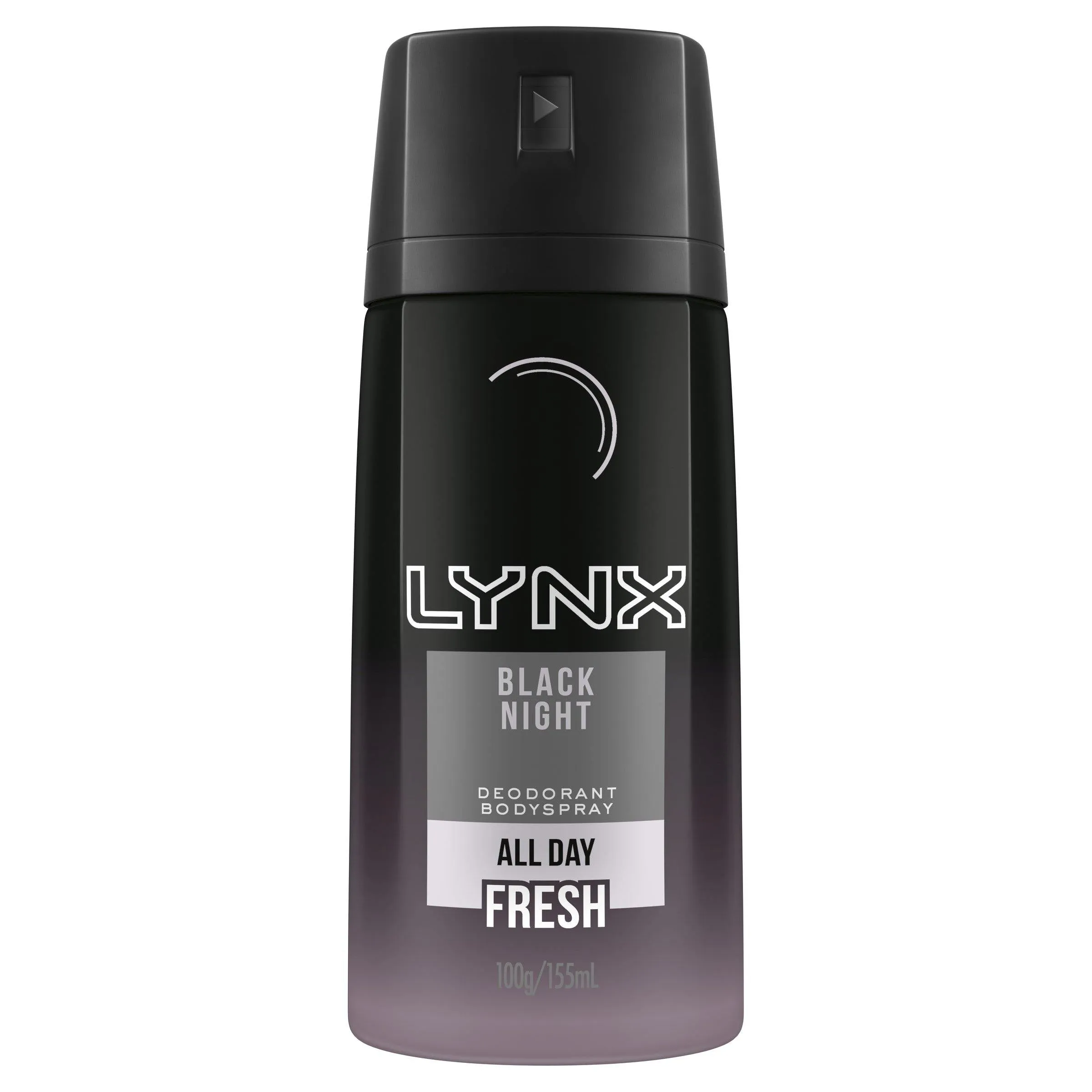 Lynx Men Body Spray Aerosol Deodorant Black Night 155ml